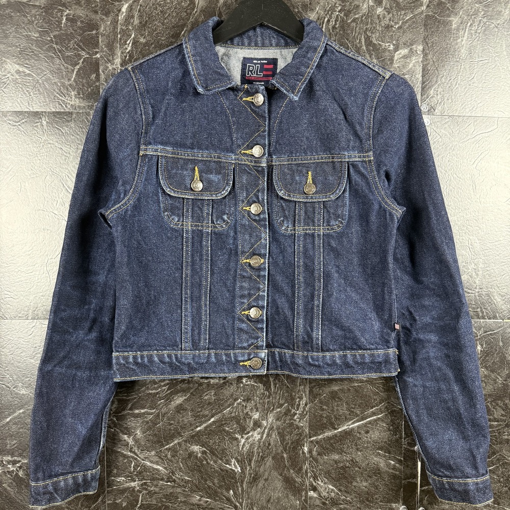 Polo Ralph Lauren Women's Co USA Denim Jacket Fits XS